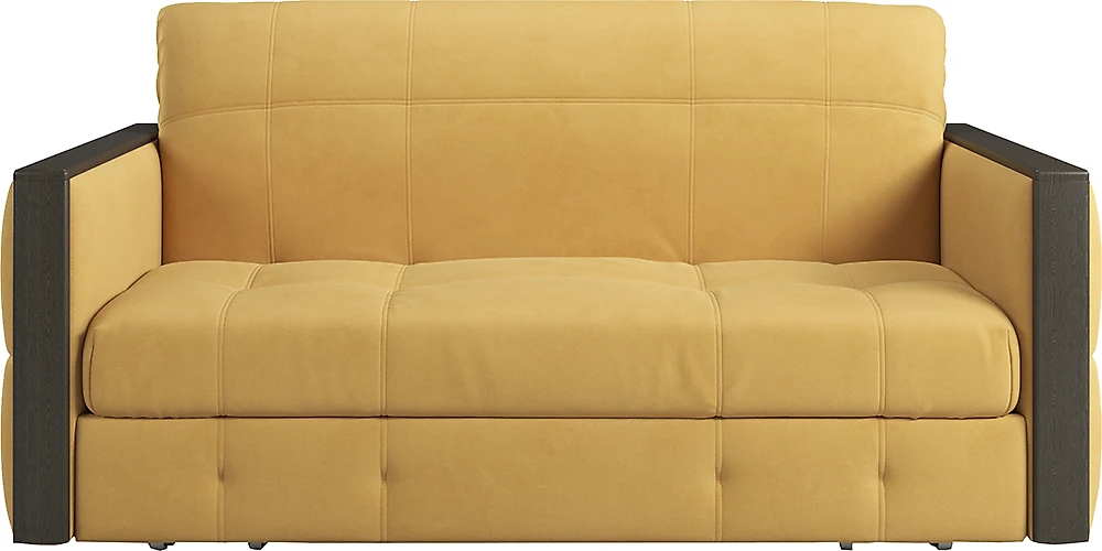 диван на металлическом каркасе Соренто-3 Плюш Мастард
