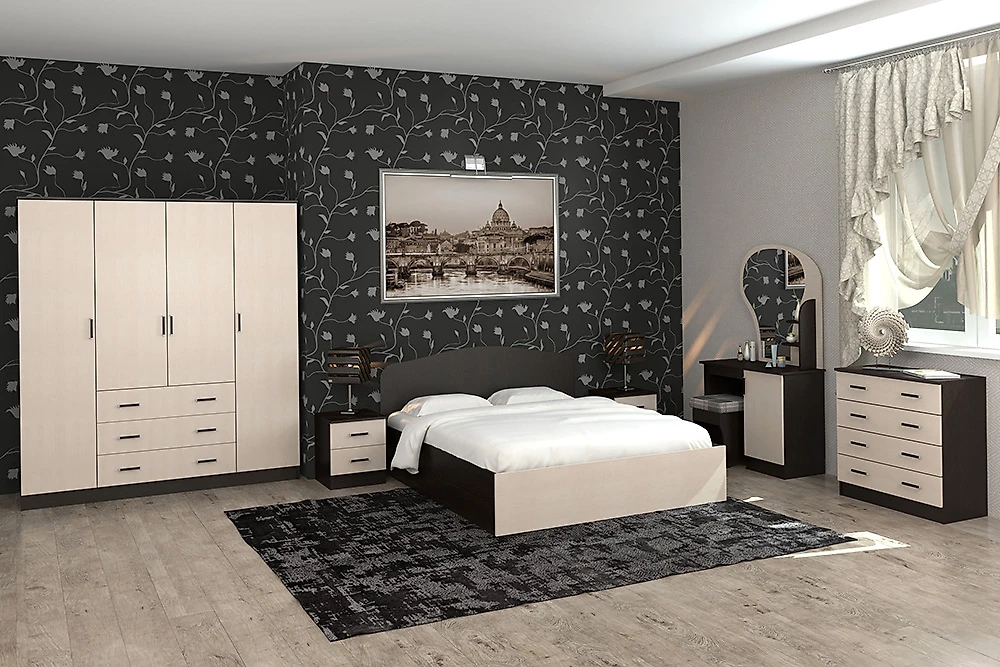 Модульная спальня  Тавла-5 Л Дизайн-1