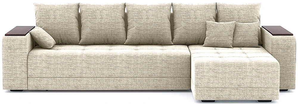 Угловой диван из комбинированного материала Дубай Кантри Дизайн-2