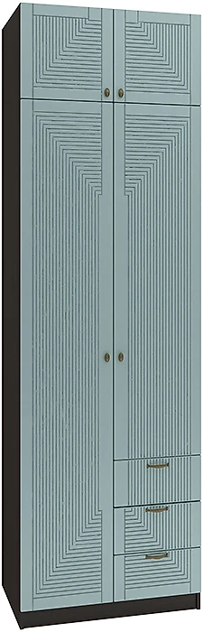 Распашной шкаф с антресолью Фараон Д-10 Дизайн-3