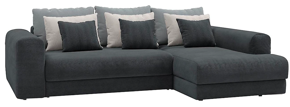 Угловой диван с независимым пружинным блоком Манхеттен Люкс Дизайн-1