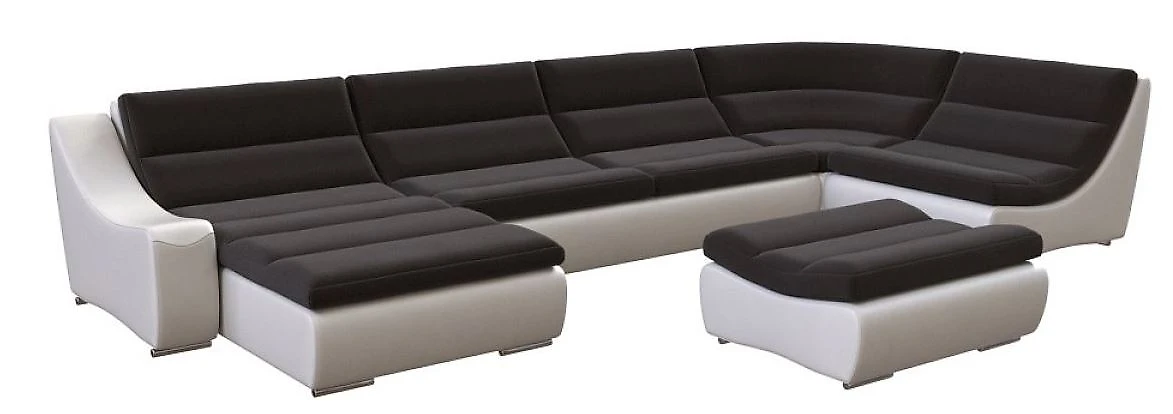 Раскладной модульный диван Монреаль-7 Nero Lux