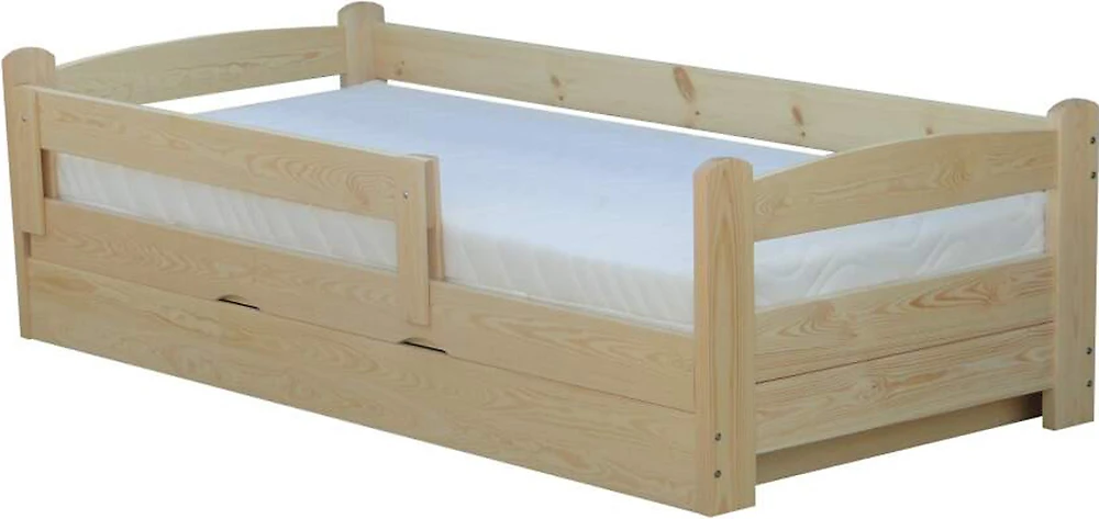 Односпальная кровать с подъемным механизмом 90х200 Джерри деревянная