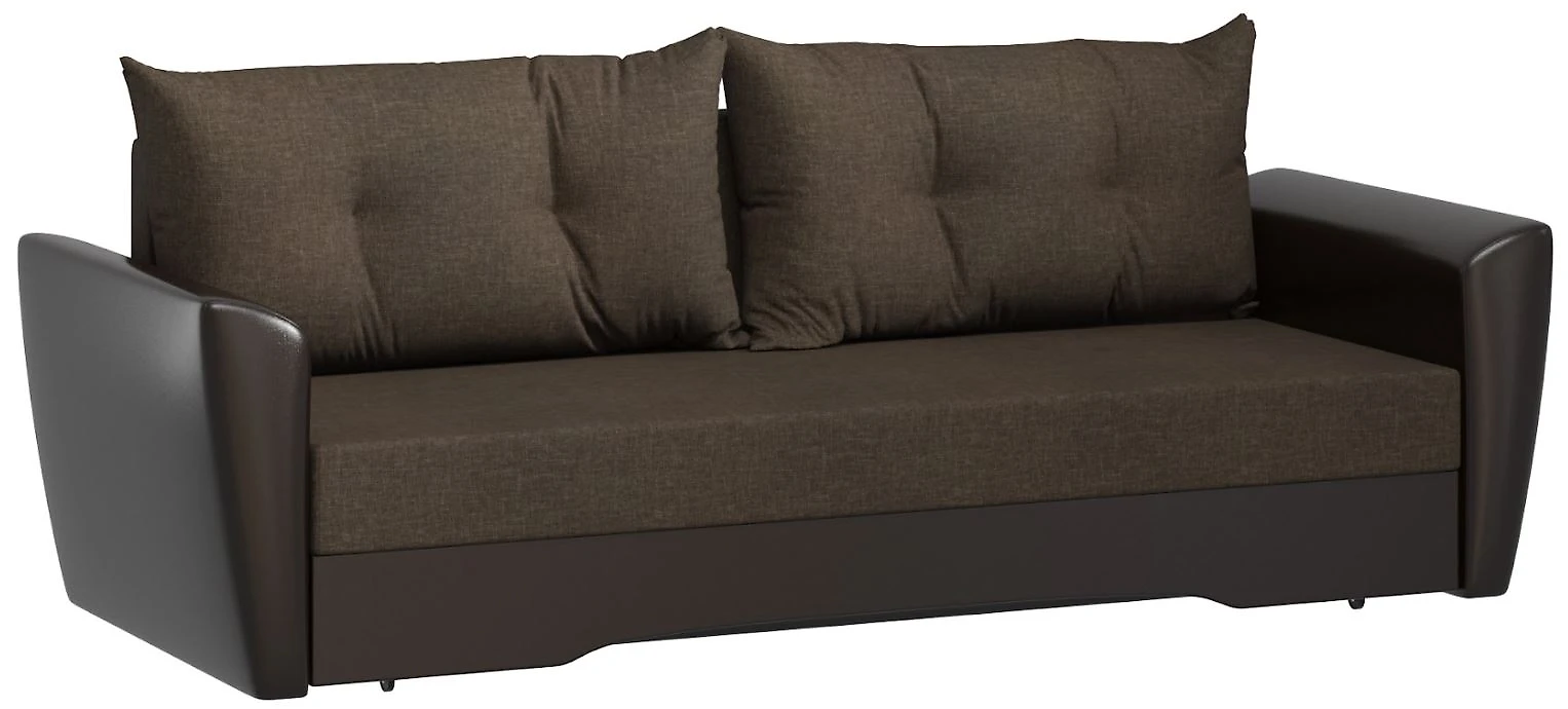 Прямой кожаный диван Амстердам (Берг) Кантри Дизайн 3