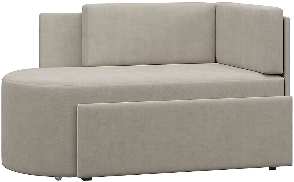 Выкатной диван-кровать Гном Плюш Крем