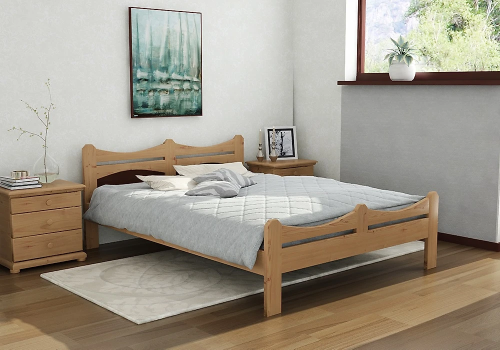 Маленькая двуспальная кровать Юлия-16