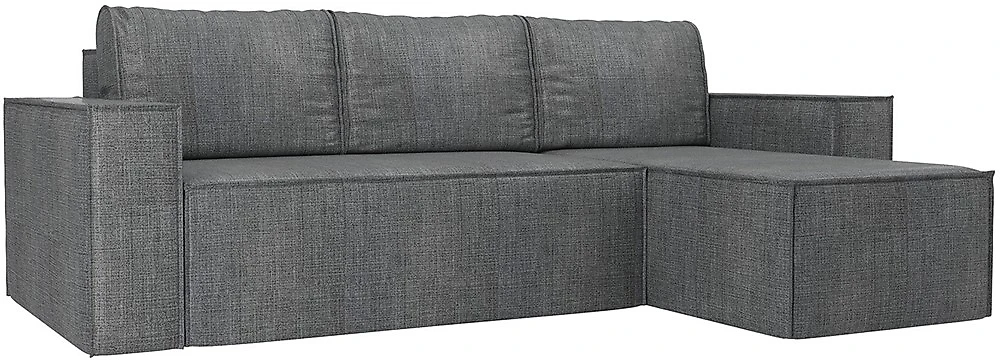 угловой диван из рогожки Лофт Грей