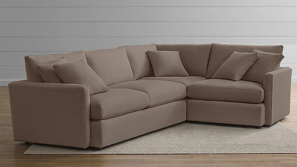 Угловой диван с независимым пружинным блоком Стелф Макси Дизайн 1