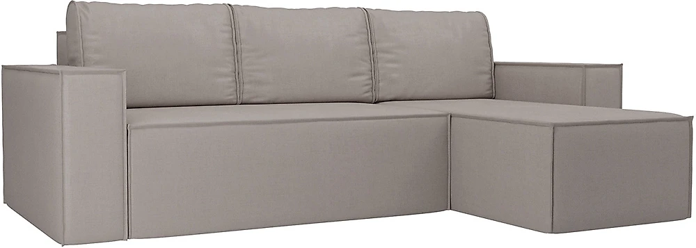 Угловой диван с независимым пружинным блоком Лофт Крем