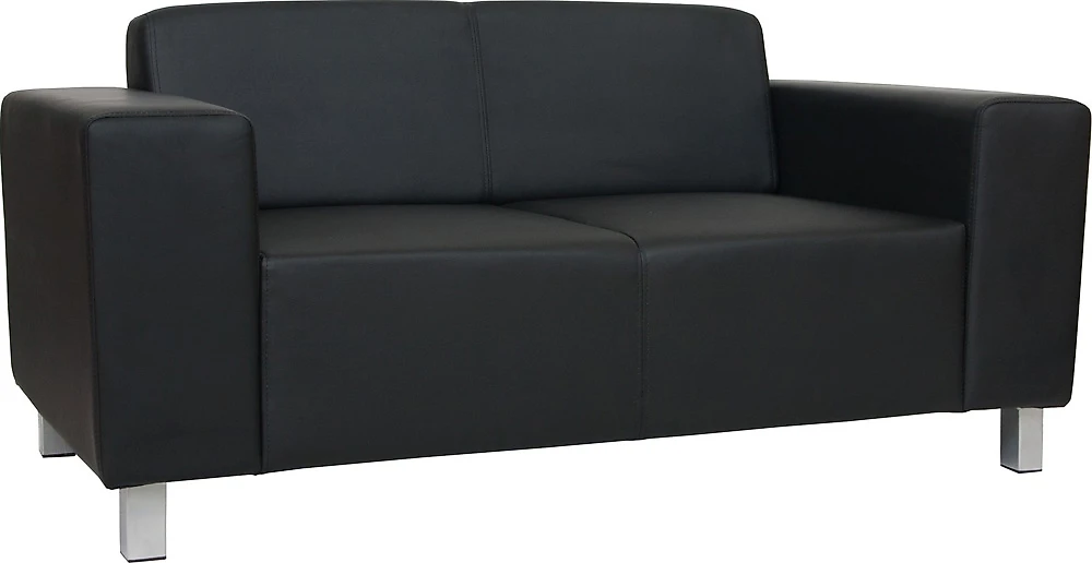Офисный диван нераскладной Алекто-2 двухместный Дизайн 1
