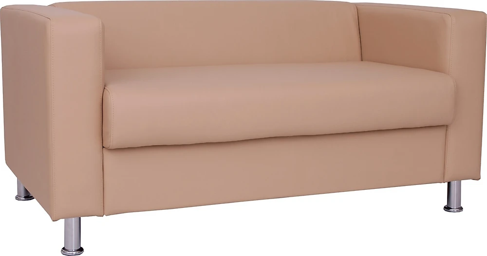 Прямой диван из экокожи Блюз 10.04 двухместный
