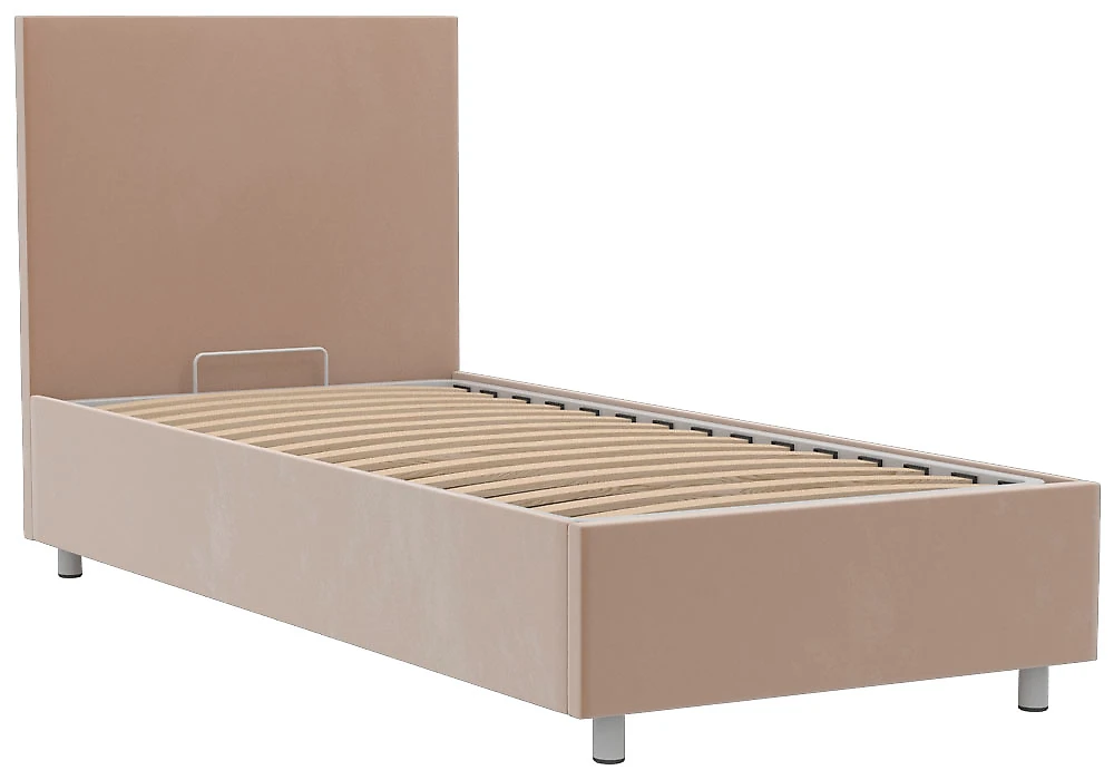 Кровать с подъемным механизмом Белла 90х200 с бельевым ящиком Плюш Бейдж