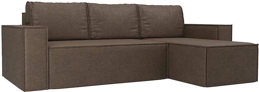 Угловой диван для ежедневного сна Лофт Шоколад