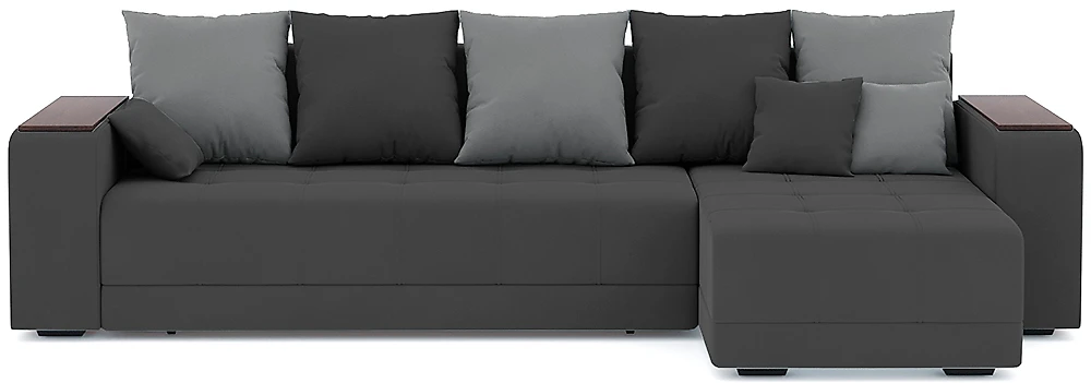 Угловой диван из ткани антикоготь Дубай Плюш Дизайн-5