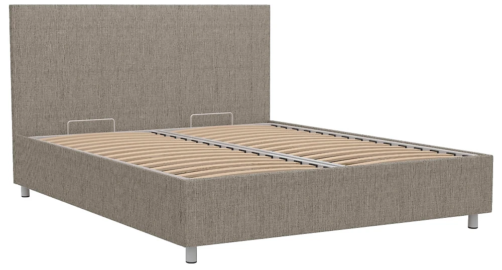 Двуспальная кровать с подъемным механизмом Белла 160х200 с бельевым ящиком Кантри Браун