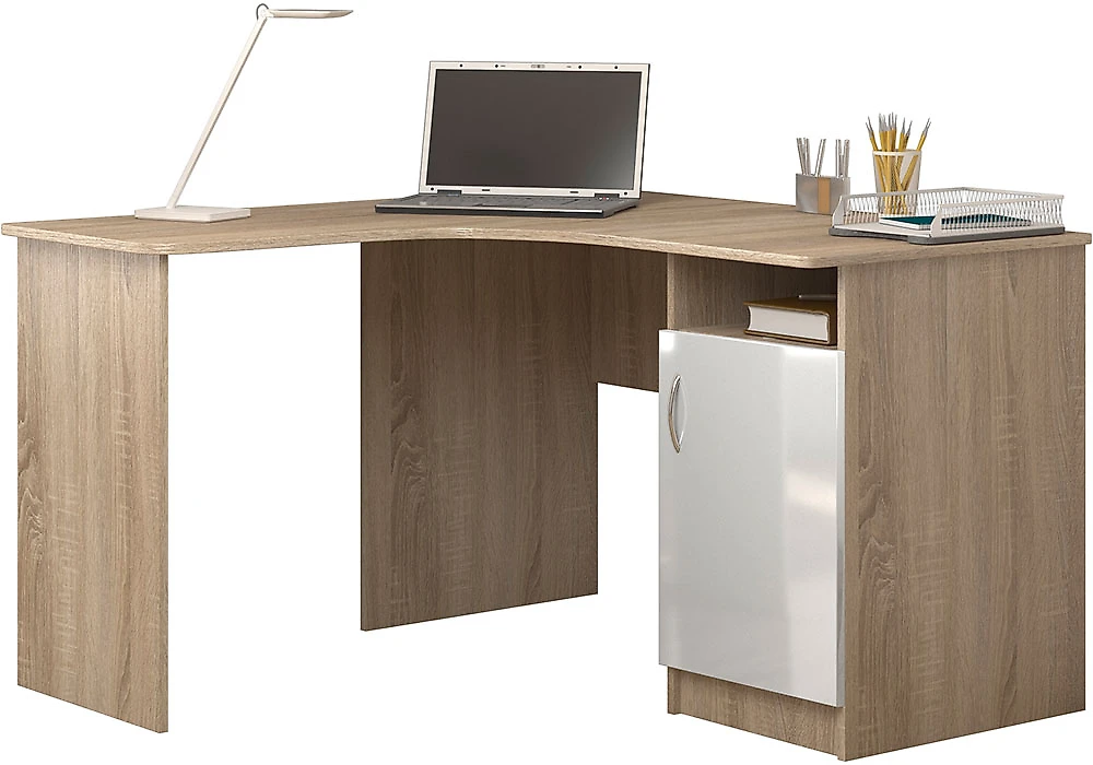 Письменные столы с тумбой СПУ-1 МДФ Дизайн-2