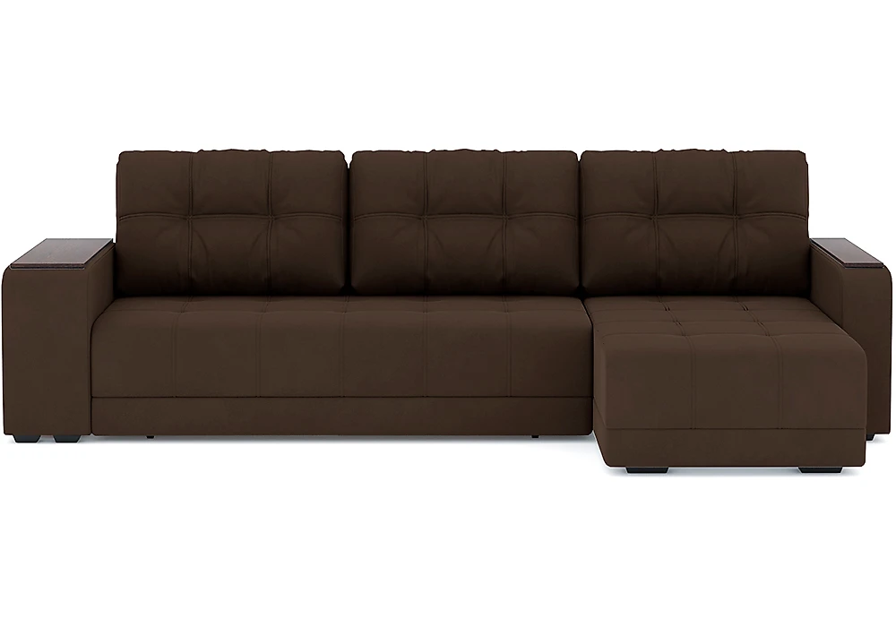Угловой диван с подушками Милан Велюр Дизайн 1