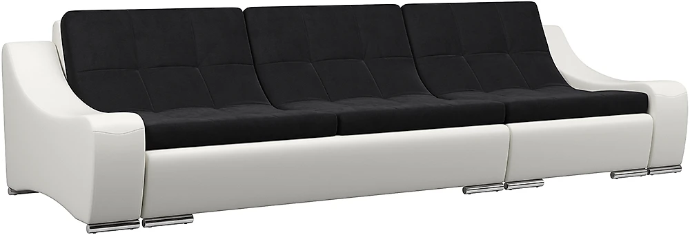 Модульный диван из велюра  Монреаль-9 Нуар
