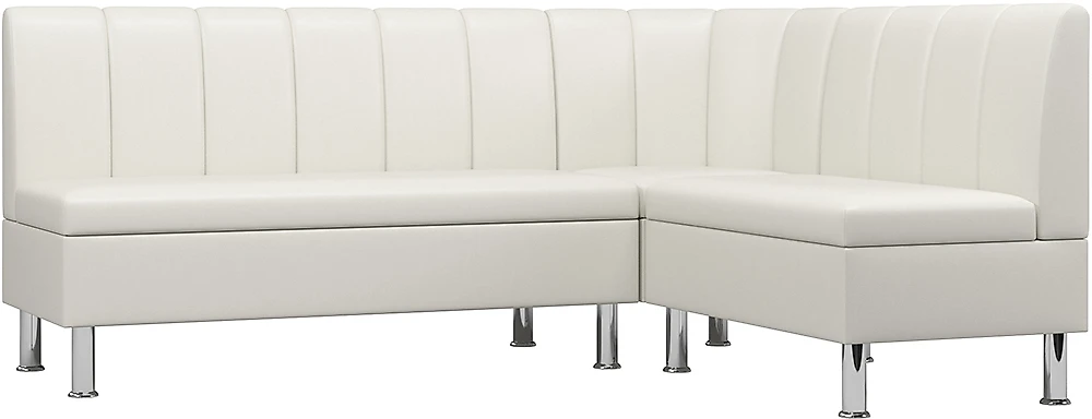 Г-образный диван угловой Белый