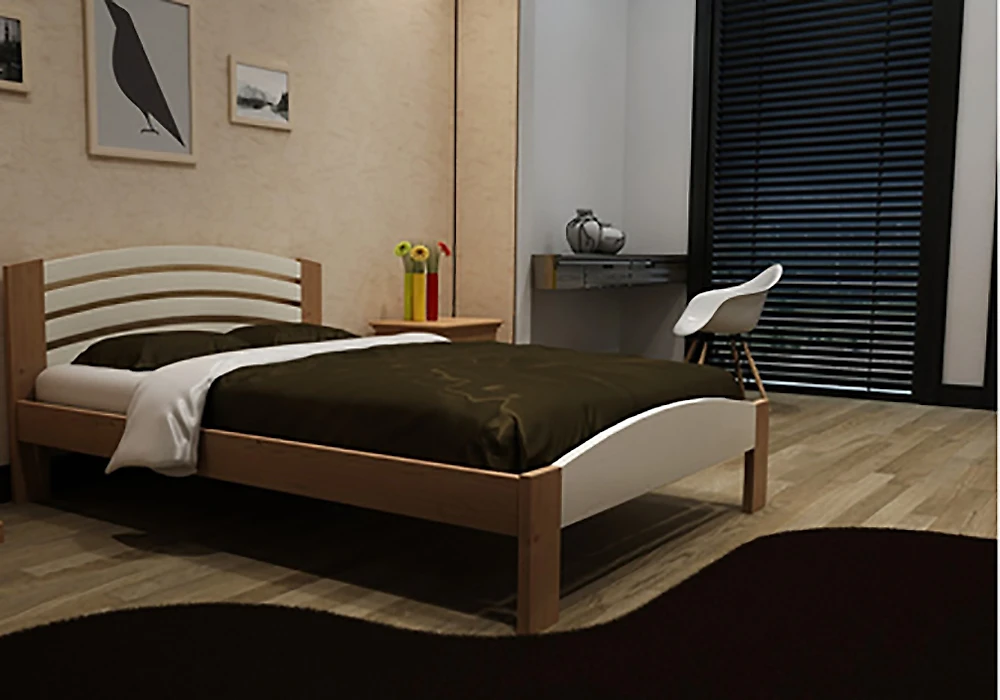 Большая односпальная кровать Идиллия-4