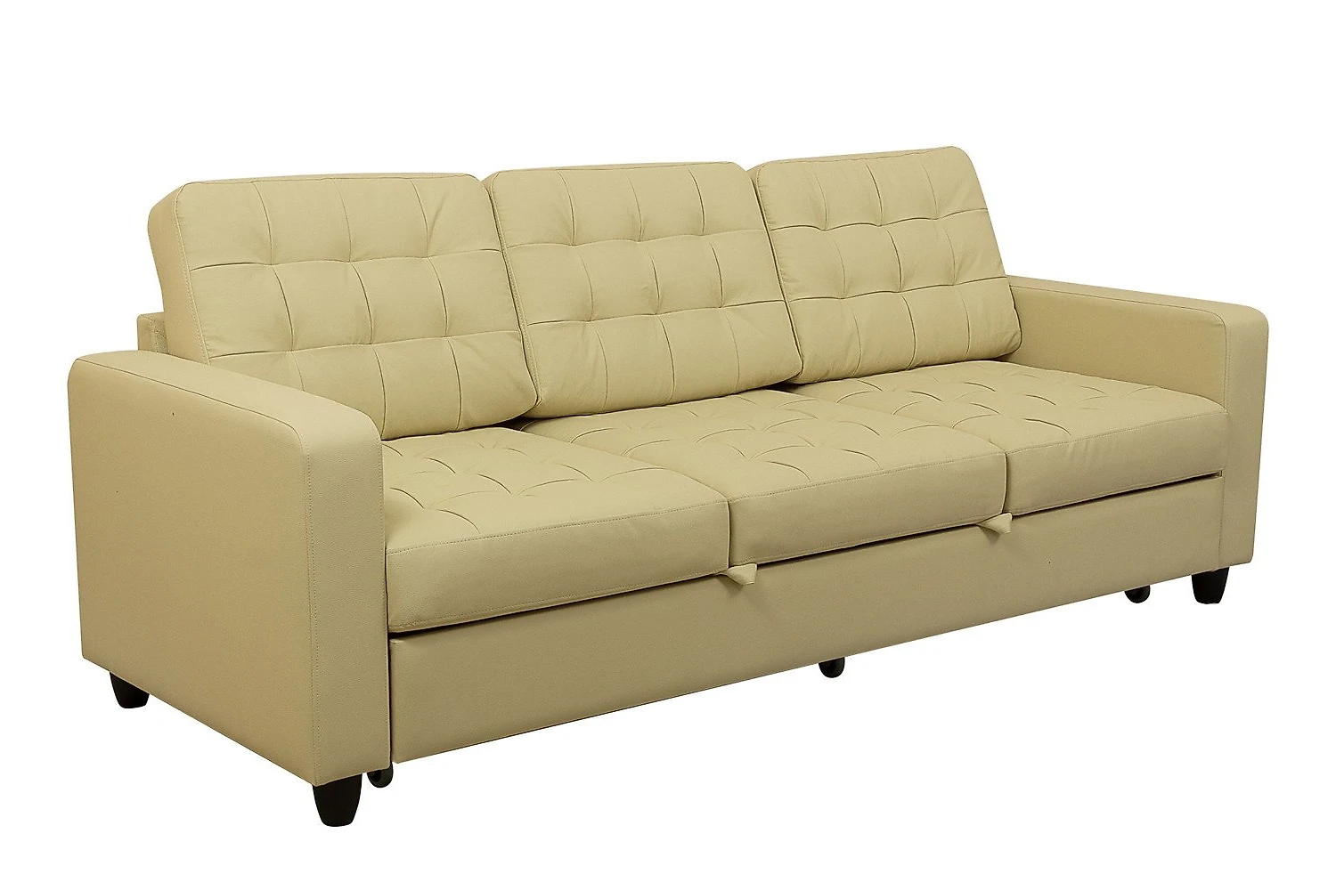 Маленький кожаный диван кожаный Камелот Дизайн 3