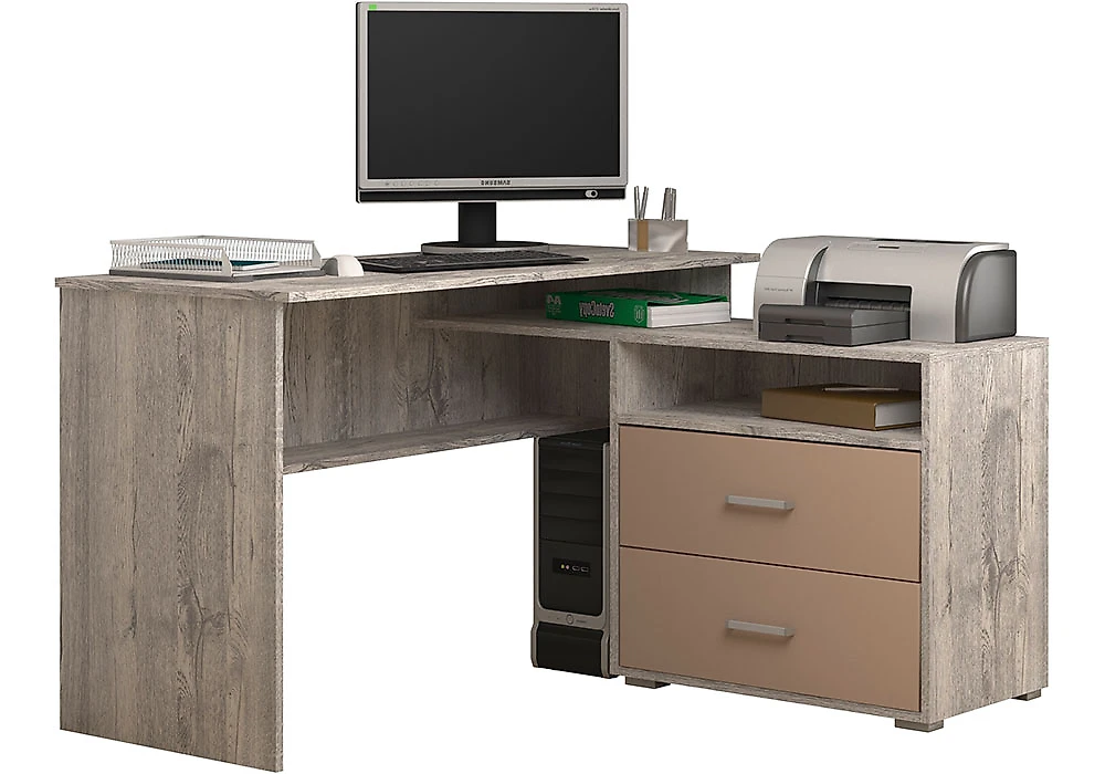 Письменный стол  СПУ-12 МДФ Дизайн-2
