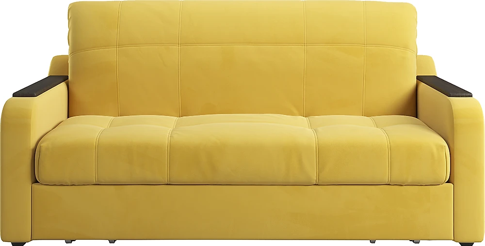 небольшой раскладной диван Наполи Плюш Еллоу
