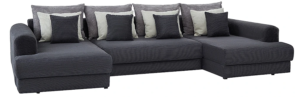 Угловой диван с независимым пружинным блоком Манхеттен-П Люкс Дизайн 2