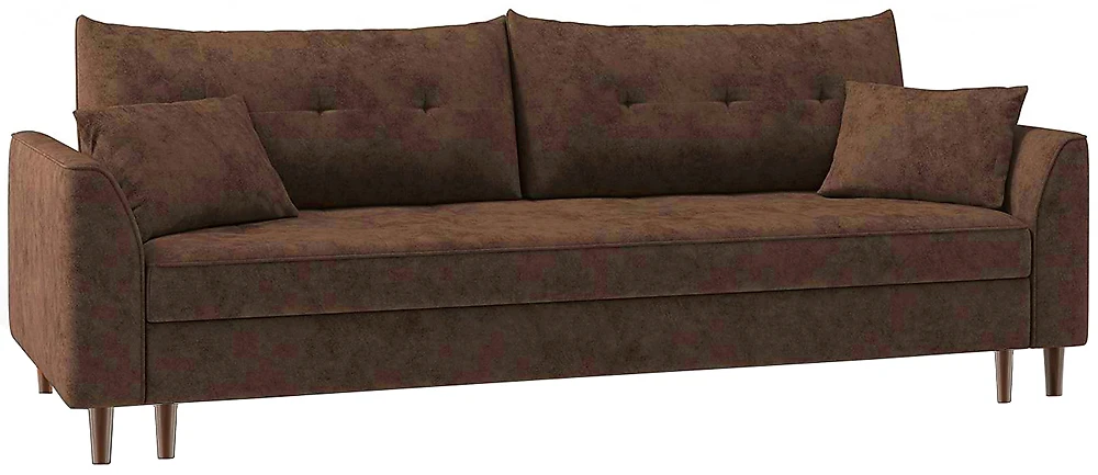 диван в скандинавском стиле Скандия Плюш Шоколад