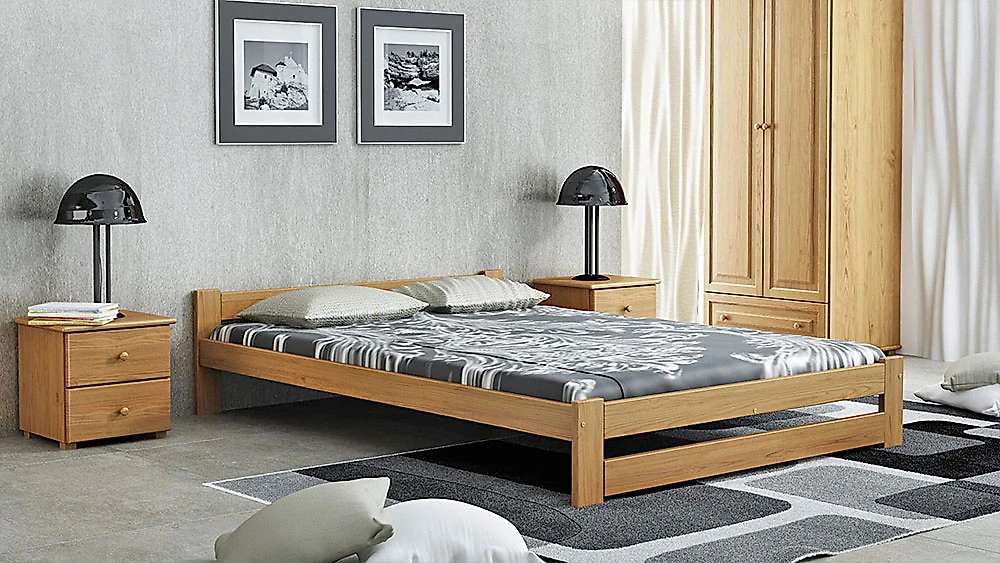 кровать в стиле минимализм Алесунд