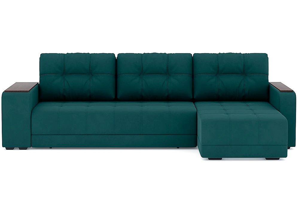 Угловой диван с независимым пружинным блоком Милан Велюр Дизайн 3