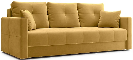 Жёлтый прямой диван Вита 3 Дизайн 3