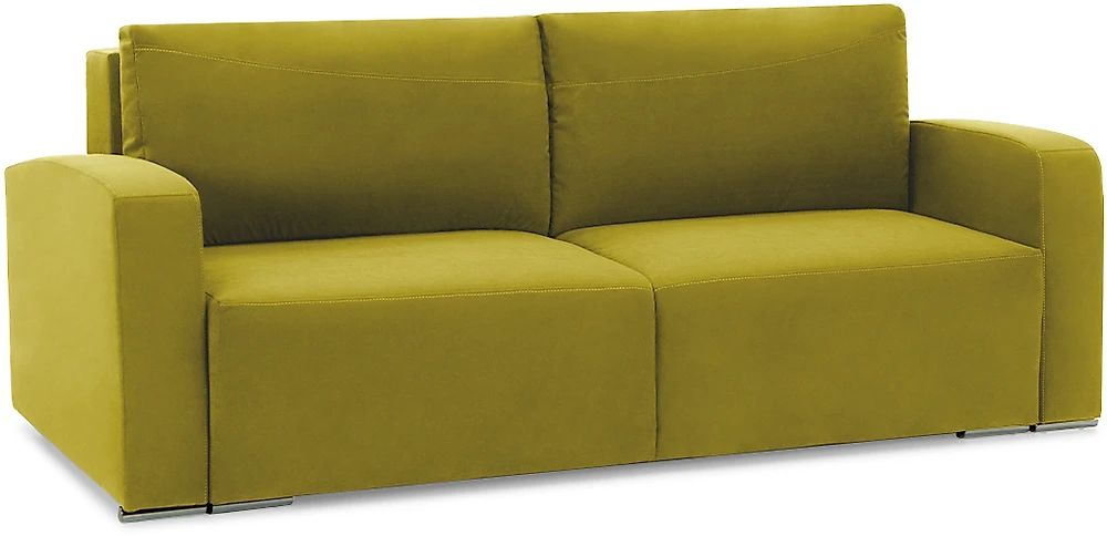 Жёлтый прямой диван Окленд Дизайн 3