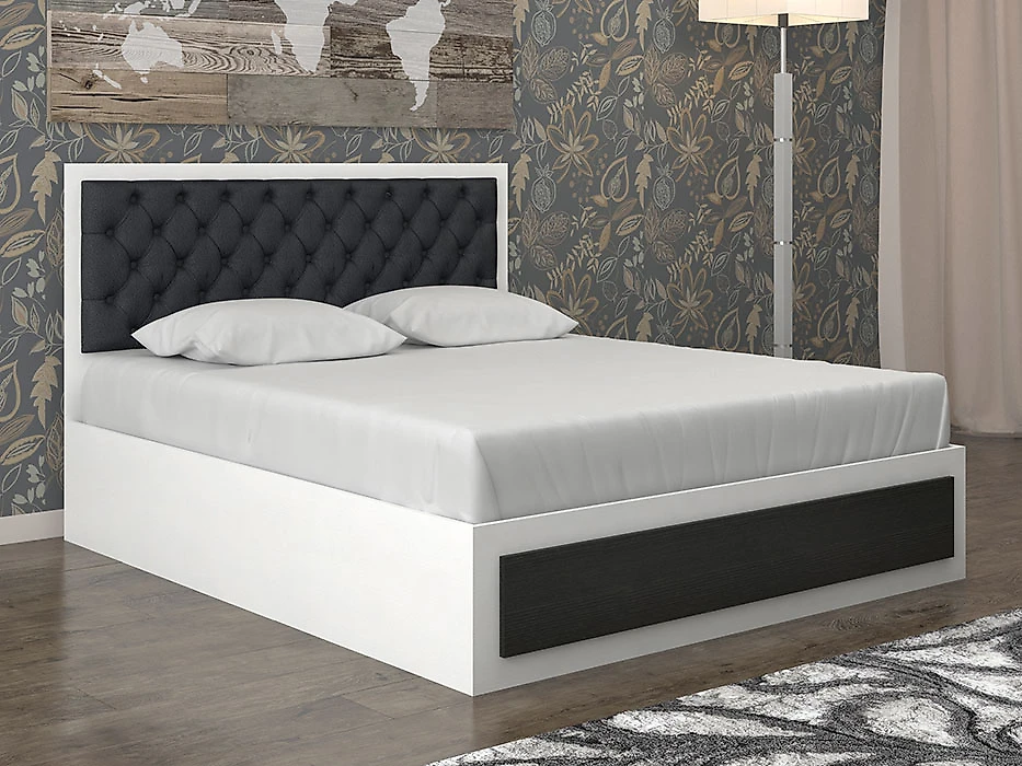 Двуспальная кровать с подъемным механизмом Луиза-2 КС Дизайн-2