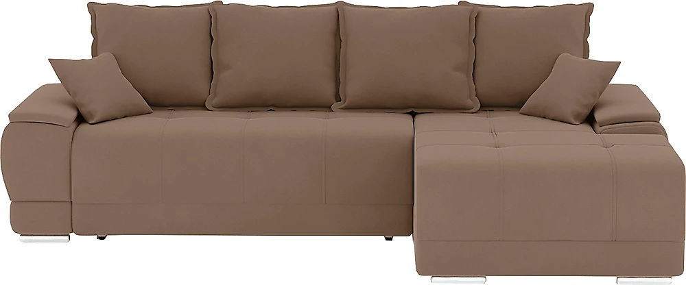 Угловой диван с подушками Nordviks Мини (Модерн) Плюш арт. 670549