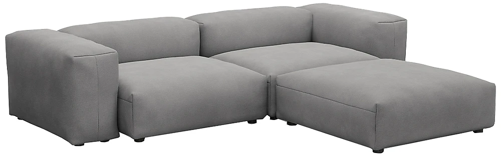 Угловой диван с канапе Фиджи-4 Грей