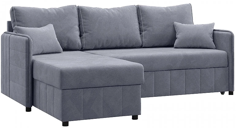 Угловой диван для спальни Саймон Грей