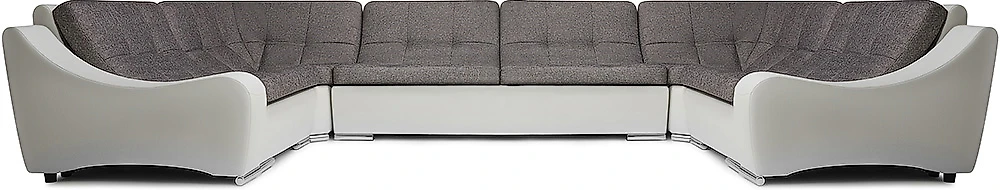 Модульный диван из экокожи Монреаль-4 Кантри Графит