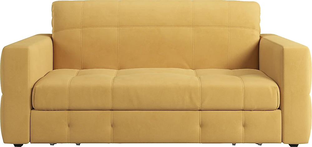 Пружинный диван Соренто-2 Плюш Мастард